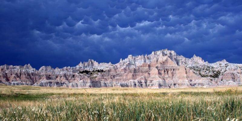 Badlands National Park offers stunning landscapes and is only an hour from Yak Ridge Cabins and Farmstead