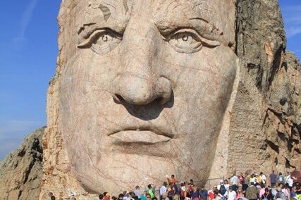 Crazy Horse Memorial Face