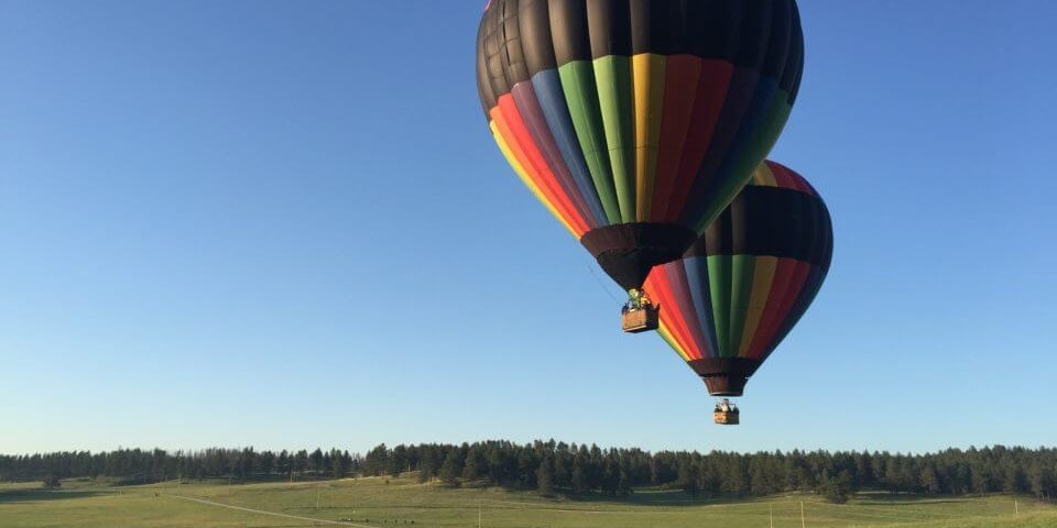 hot air balloons