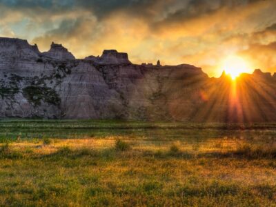 Badlands Sunset